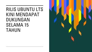 Read more about the article Rilis Ubuntu LTS Kini Mendapat Dukungan Selama 15 Tahun